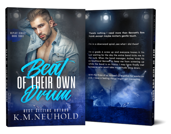 Beat of Their Own Drum by KM Neuhold - Book Cover Mock Up Image - Gay Romance