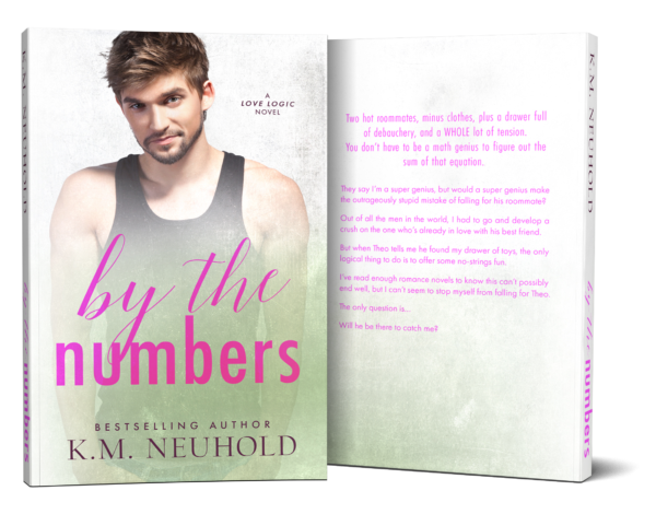 By the Numbers by KM Neuhold - Book Cover Mock Up Image - Gay Romance