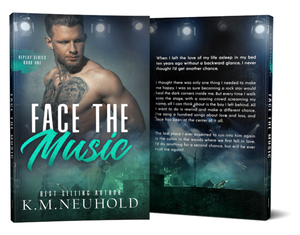 Face the Music by KM Neuhold - Book Cover Mock Up Image - Gay Romance