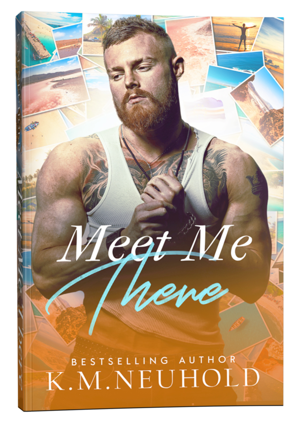 Meet Me There by KM Neuhold - Book Cover Mock Up Image - Gay Romance