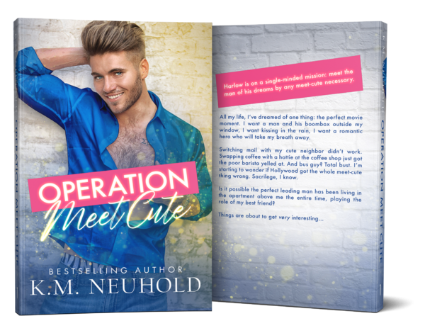 Operation Meet Cute by KM Neuhold - Book Cover Mock Up Image - Gay Romance