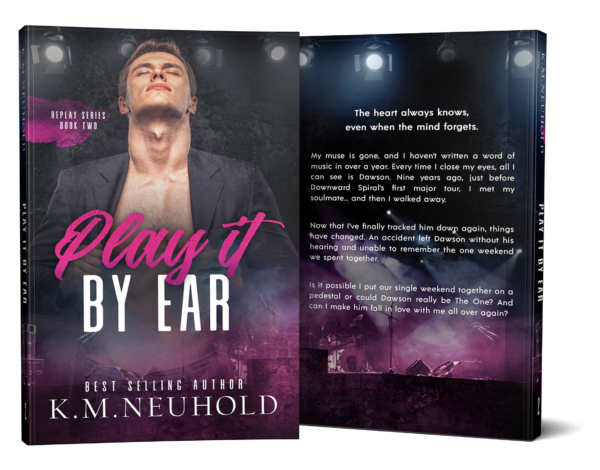 Play it by Ear by KM Neuhold - Book Cover Mock Up Image - Gay Romance