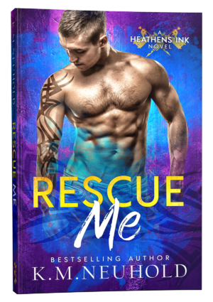 Rescue Me by KM Neuhold - Book Cover Mock Up Image - Gay Romance