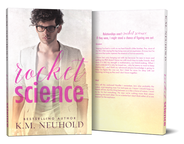 Rocket Science by KM Neuhold - Book Cover Mock Up Image - Gay Romance