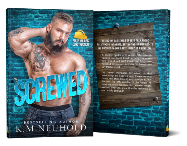 Screwed by KM Neuhold - Book Cover Mock Up Image - Gay Romance