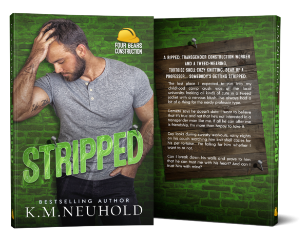 Stripped by KM Neuhold - Book Cover Mock Up Image - Gay Romance