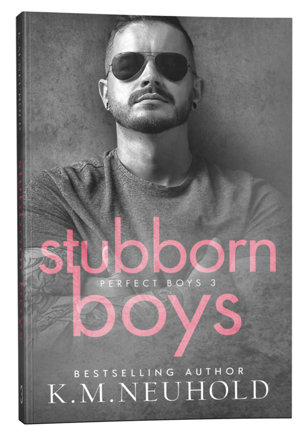 Stubborn Boys by KM Neuhold - Book Cover Mock Up Image - Gay Romance