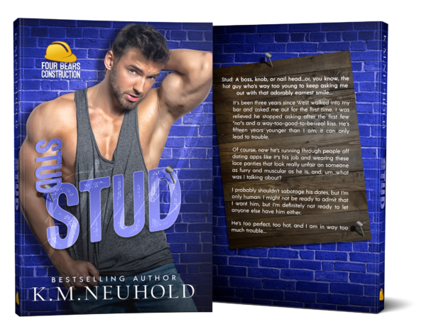 Stud by KM Neuhold - Book Cover Mock Up Image - Gay Romance