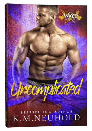 Uncomplicated by KM Neuhold - Book Cover Mock Up Image - Gay Romance