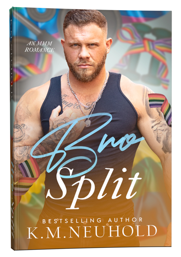 Bro Split by KM Neuhold - Gay Romance Book Cover Paperback Mock up