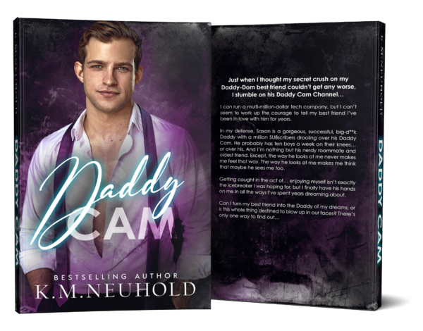 Daddy Cam by KM Neuhold - Gay Romance Book Cover Paperback Mock up