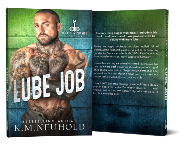 Lube Job by KM Neuhold - Book Cover Mockup