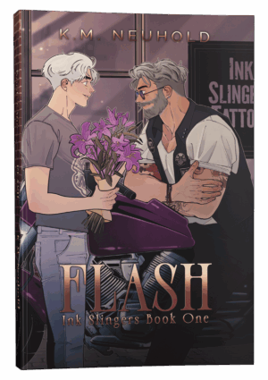 Flash by KM Neuhold - Illustrated Book Cover Mockup