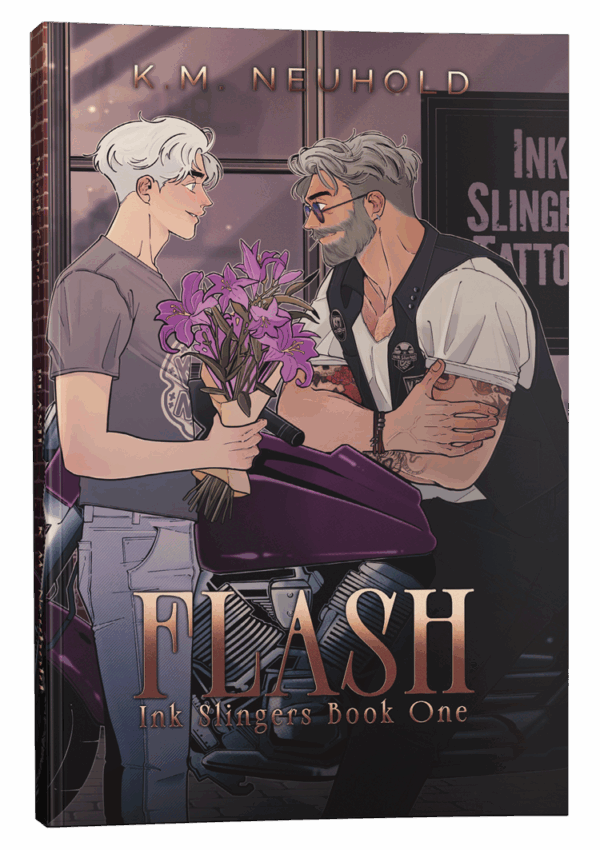 Flash by KM Neuhold - Illustrated Book Cover Mockup