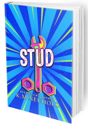 Stud by KM Neuhold -Gay Romance Illustrated Hardcover Book Cover