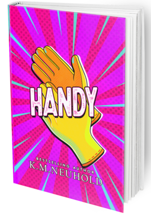 Handy by KM Neuhold - Illustrated Gay Romance Cover