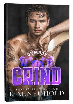 Grind by KM Neuhold - Gay Romance Book Cover - Print Mock up