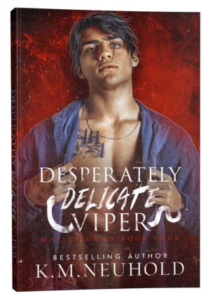 Desperately Delicate Viper by KM Neuhold - Gay Romance Book Cover
