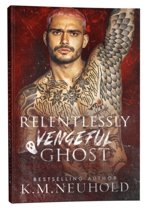 Relentlessly Vengeful Ghost by KM Neuhold - Gay Romance Cover