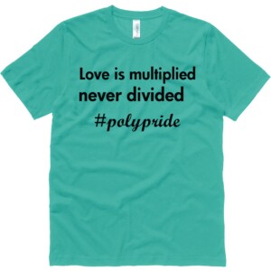 KM Neuhold Merch -#polypride - polyamory shirt
